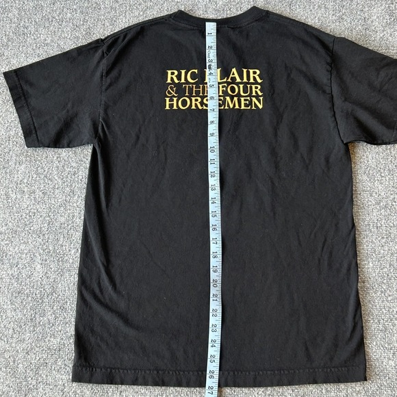 Ric Flair Shirt Men's Medium Four Horsemen WWE WWF Wrestling Vintage Black DS - Picture 6 of 8